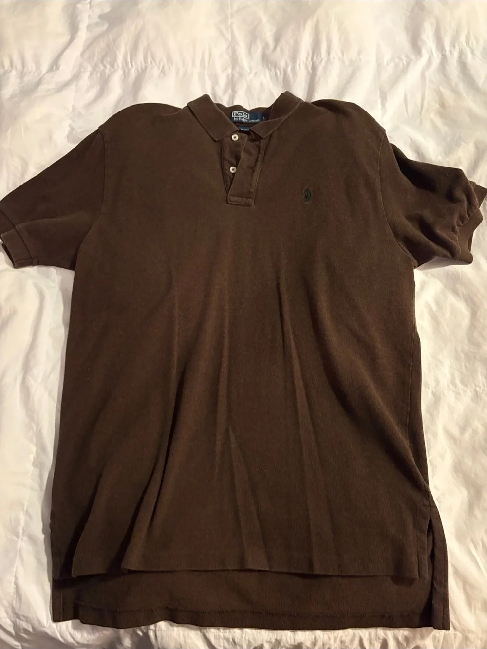 Ralph Lauren Brown Classic Polo Shirt L